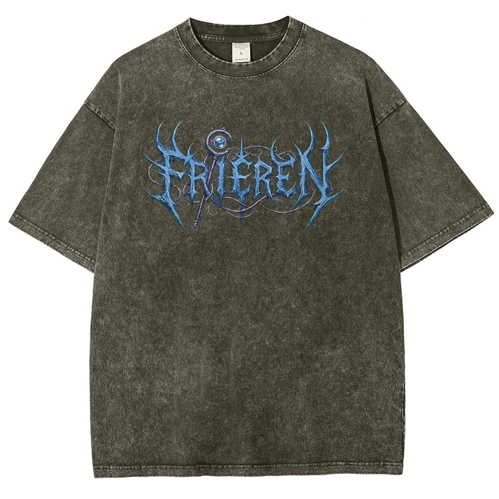 Frieren Unisex Fit Washed T-Shirt 2605013406