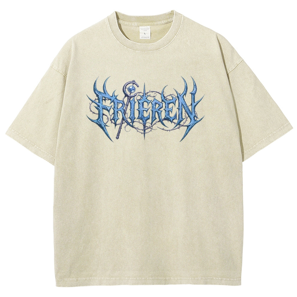 Frieren Unisex Fit Washed T-Shirt 2605013406