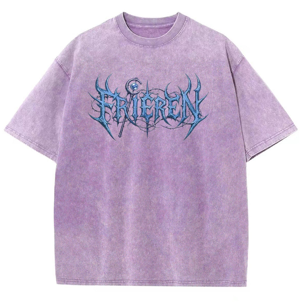 Frieren Unisex Fit Washed T-Shirt 2605013406