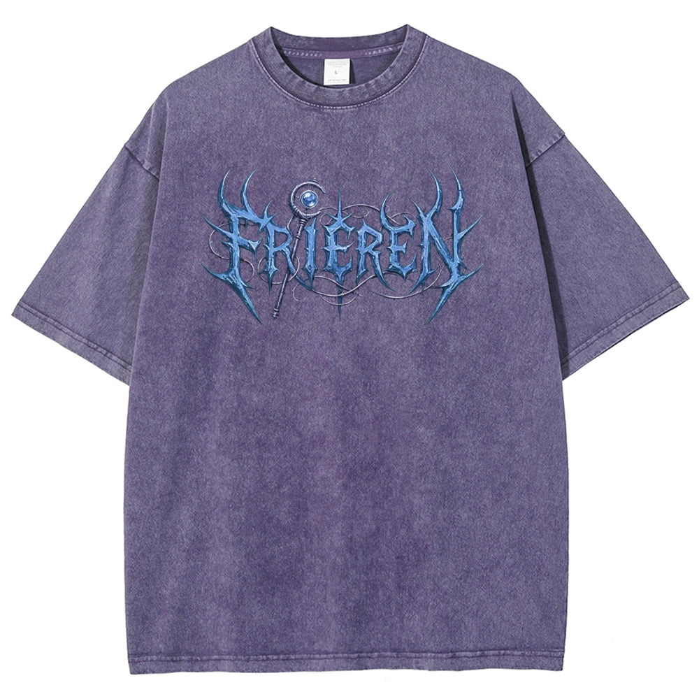 Frieren Unisex Fit Washed T-Shirt 2605013406