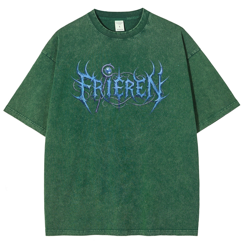 Frieren Unisex Fit Washed T-Shirt 2605013406