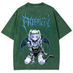 Frieren Unisex Fit Washed T-Shirt 2605013406