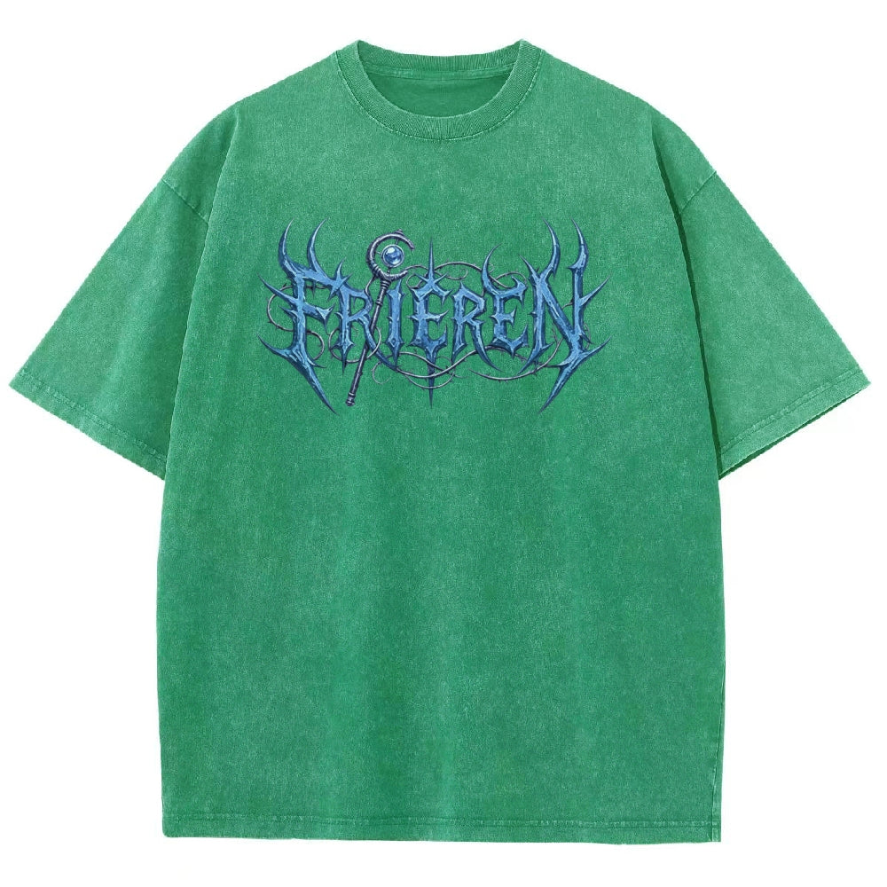 Frieren Unisex Fit Washed T-Shirt 2605013406