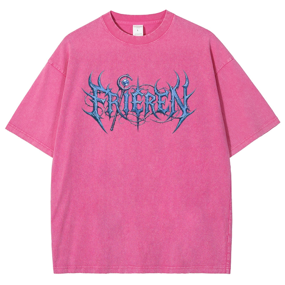 Frieren Unisex Fit Washed T-Shirt 2605013406