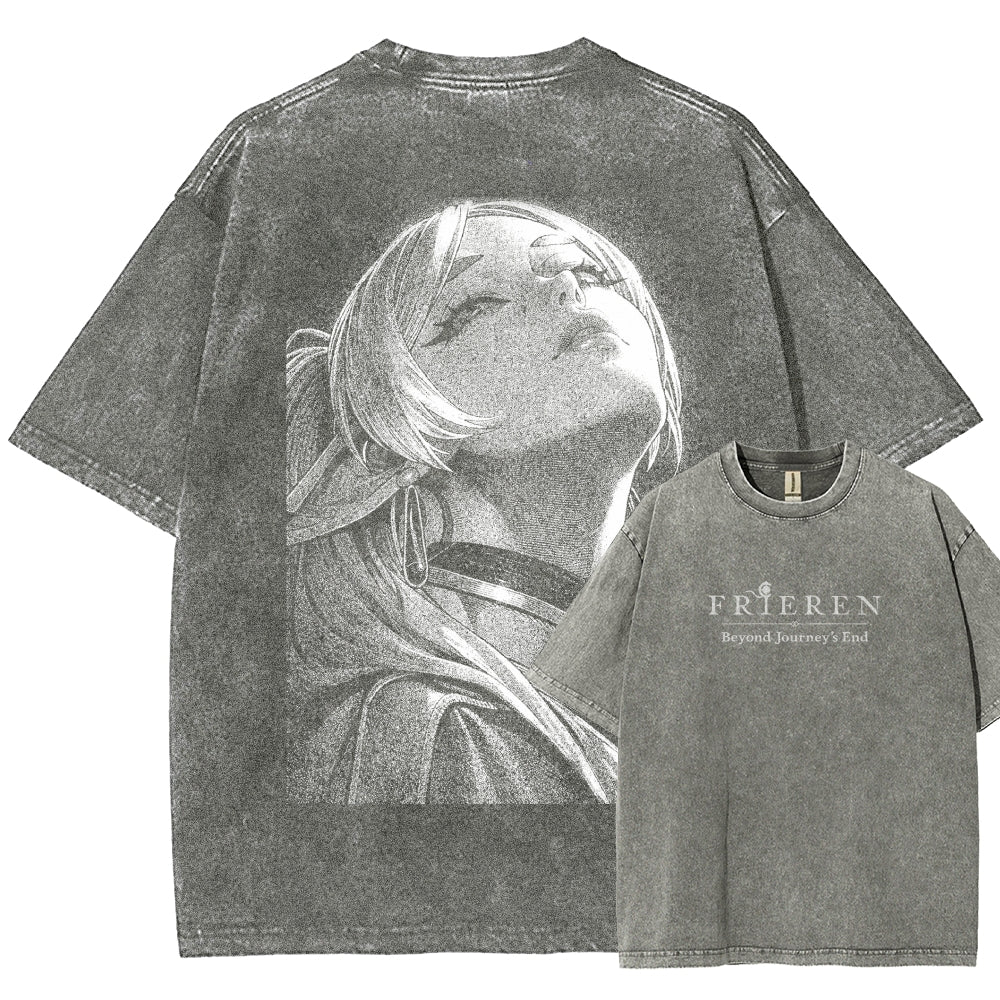 Frieren Washed T-shirt 2605017595