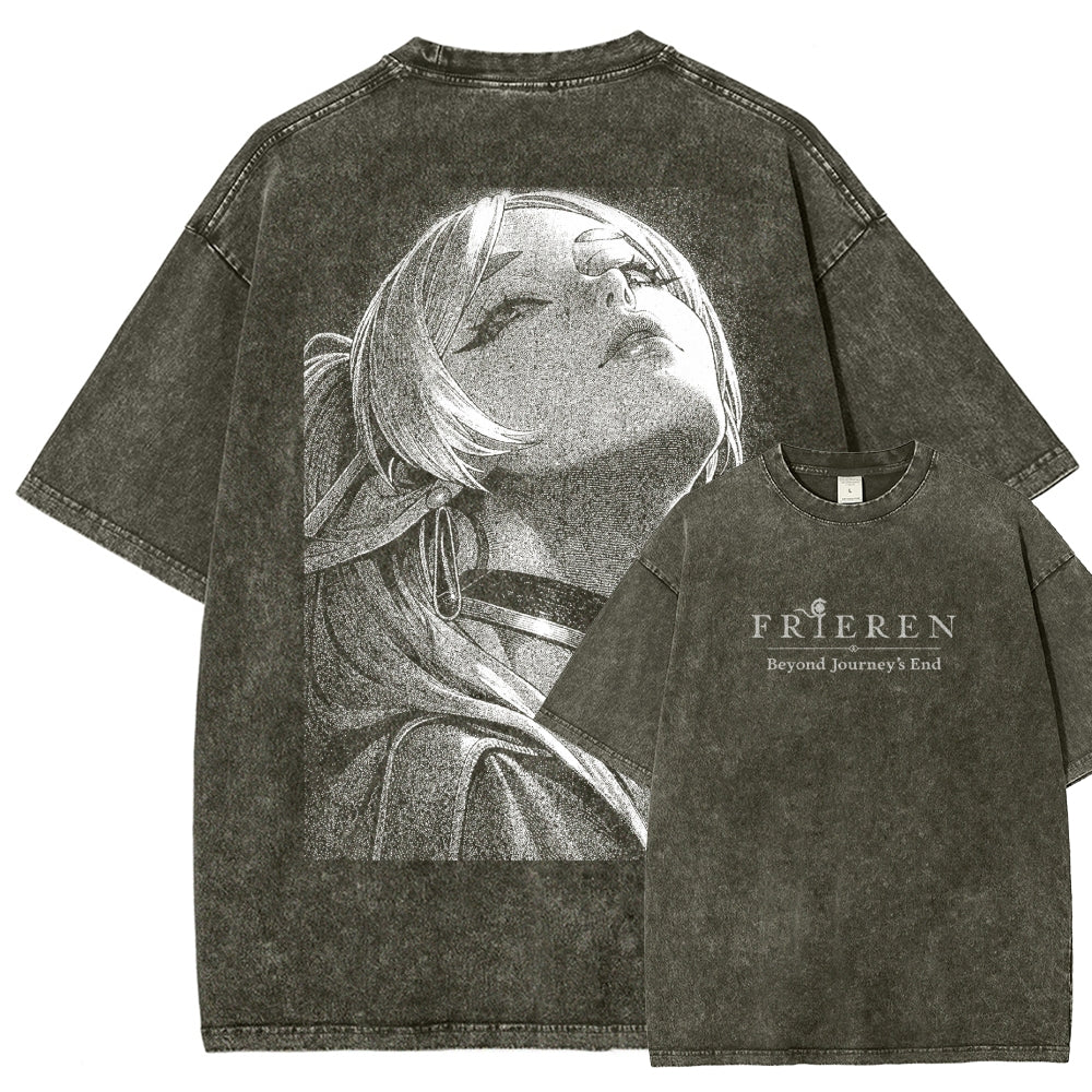 Frieren Washed T-shirt 2605017595