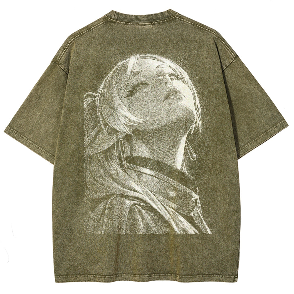 Frieren Washed T-shirt 2605017595