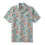 Hawaiian Shirt For Men Tree of Life By Brooklyn Bees Design Studio Shirt Camp Collar 100% Cotton