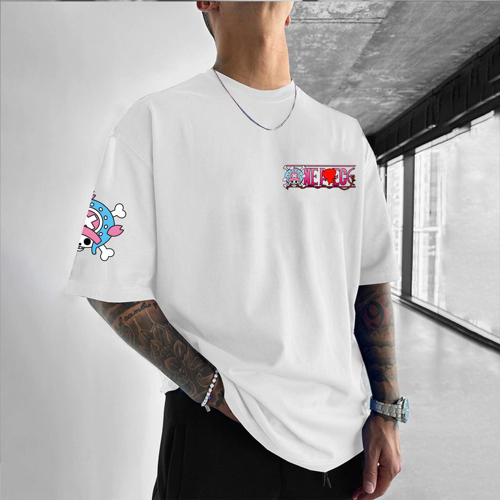 Unisex Anime Inspired Vintage T-Shirt丨