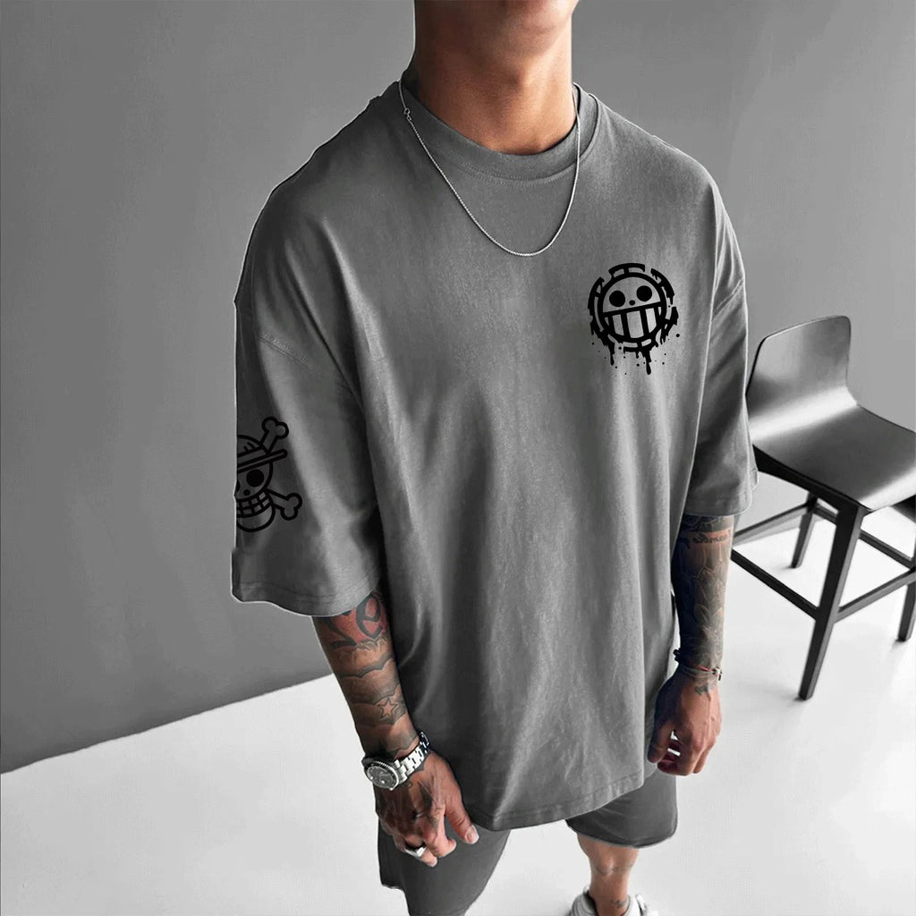 Unisex Anime Inspired Vintage T-Shirt丨