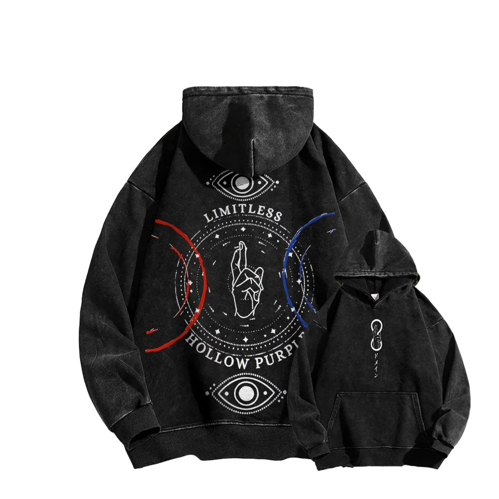 Jujutsu Kaisen Casual Washed Hoodies 2506023263