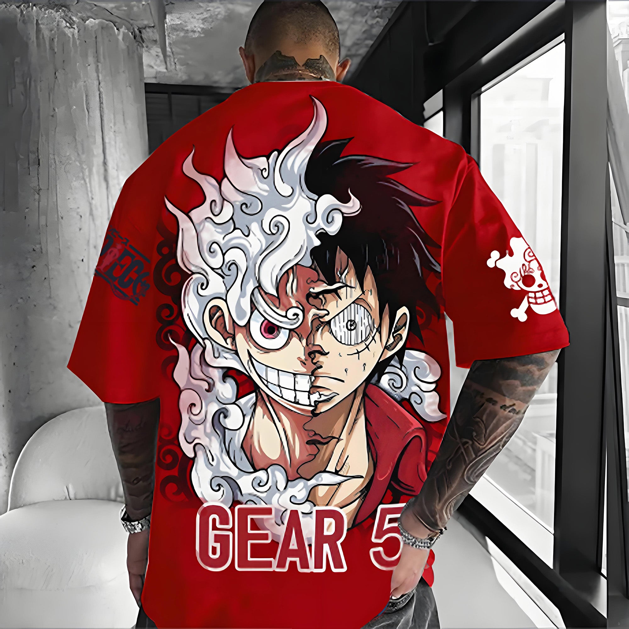 Unisex Anime Inspired Vintage T-Shirt丨
