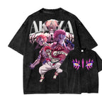 Demon Slayer Unisex Fit Washed T-Shirt 2503005372
