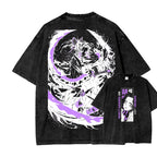 Demon Slayer Unisex Fit Washed T-Shirt 2503005417