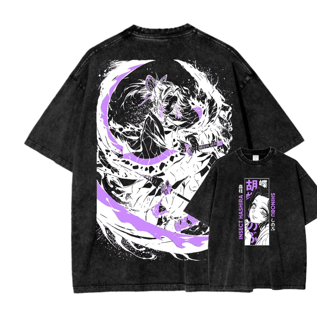 Demon Slayer Unisex Fit Washed T-Shirt 2503005417