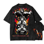 Demon Slayer Unisex Fit Washed T-Shirt 2503005427