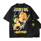 Demon Slayer Unisex Fit Washed T-Shirt 2503005425