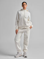 Basic Crop Zip Hoodie