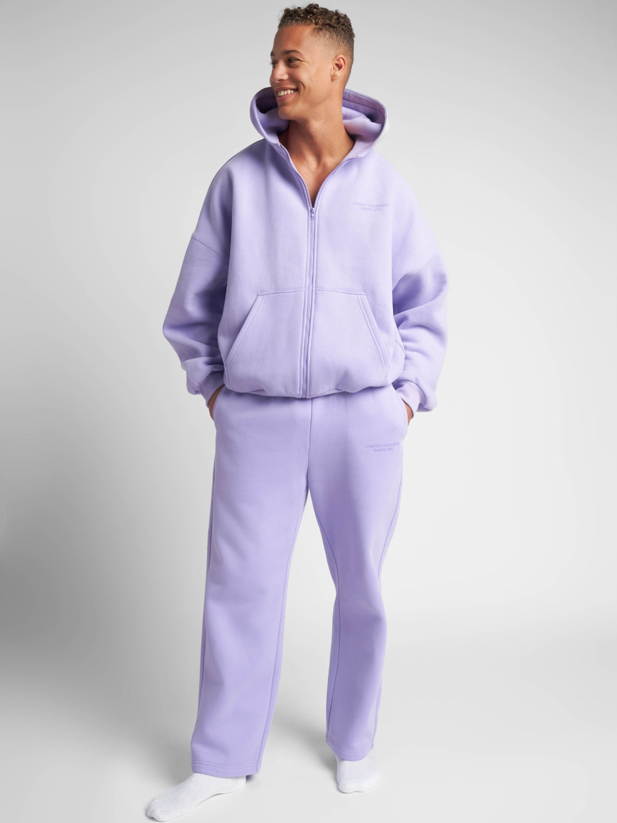 Pastel Zip Hoodie