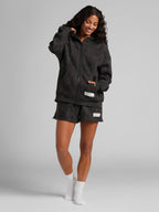 Camo Crop Zip Hoodie