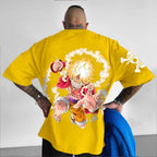 Unisex Anime Inspired Vintage T-Shirt丨