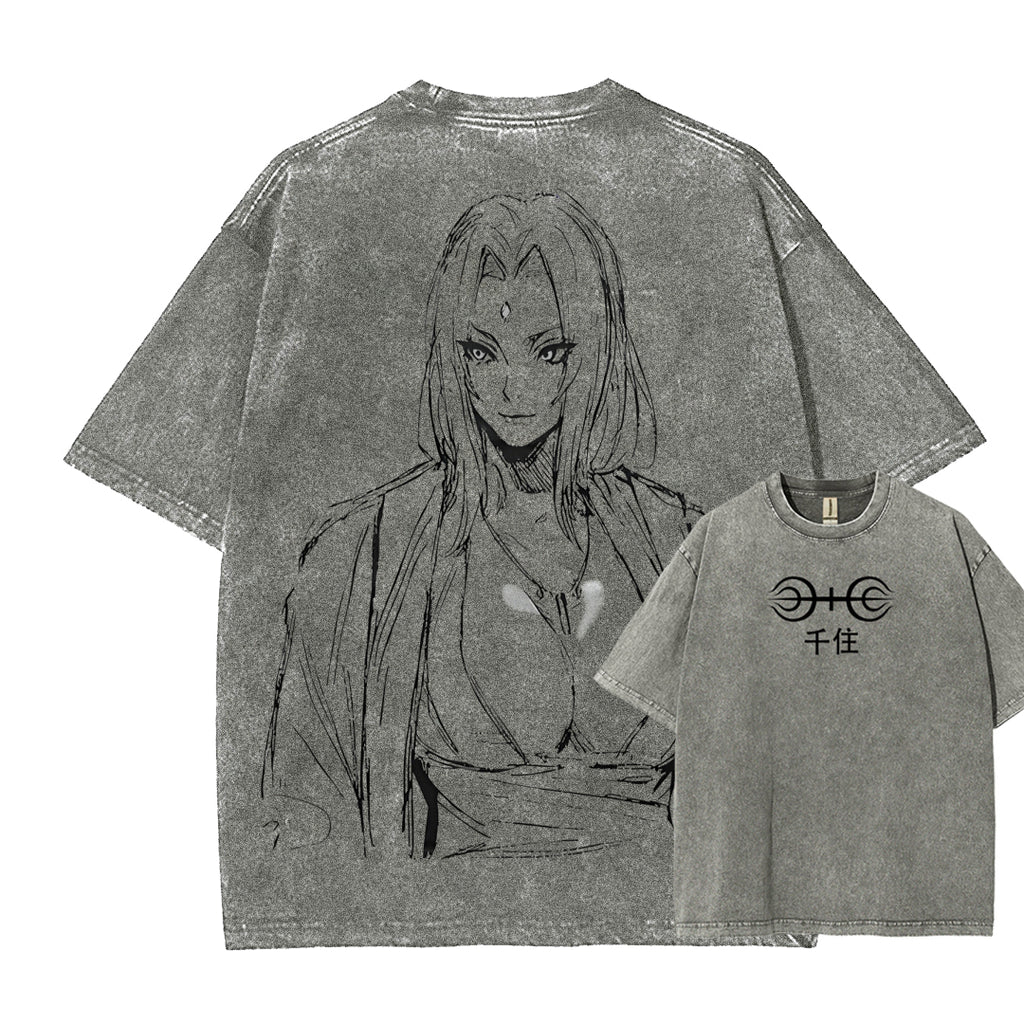 Naruto Unisex Fit Washed T-Shirt 2504009774