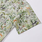 Hawaiian Shirt For Men Jungle Quest By GND Art Studio Button-down Shirt Short Sleeve 100% Cotton Shirt