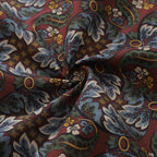 Vintage Hawaiian Shirt For Men Vibrant Cycle Morris Shirt Camp Collar 100% Cotton