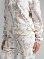 Camo Crop Zip Hoodie