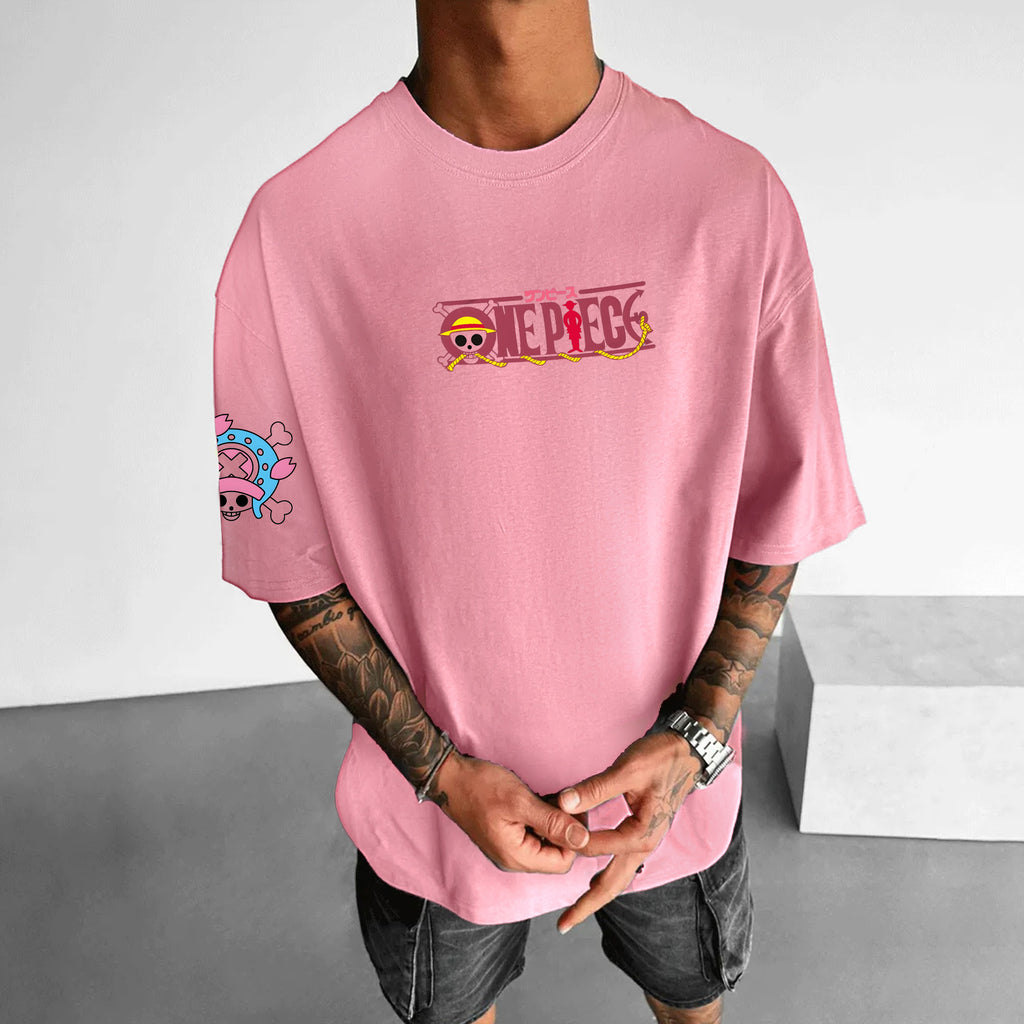 Unisex Anime Inspired Vintage T-Shirt丨