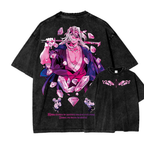 Gurren lagann Demon Slayer Uzui Tengen Unisex Fit Washed T-Shirt 2504004051