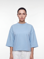 Women's OVERSZIED TEE - Aqua Roar