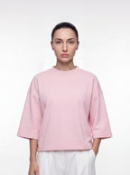 Women's OVERSZIED TEE - Pink Flame