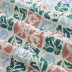 Valentine's Day Hawaiian Shirts For Men Vintage Cotton Button Down Rose Seal Short Sleeve Aloha Shirt
