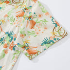 Men's Button Down Shirt Hummingbird Festival Cotton Aloha Shirt Hawaiian Shirt