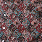 Men's Hawaiian Shirt Symphony of Birds Print Cotton Button-down Short Sleeve Aloha Shirt