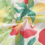 Men's Hawaiian Shirt Fruit Salad Print Cotton Button-down Short Sleeve Aloha Shirt