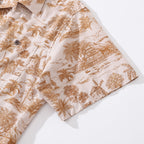 Hawaiian Shirt For Men California Dreams 1920s Vintage Shirt