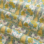 Hawaiian Shirts For Men Retro Rose Iris Print 100% Cotton Short Sleeve