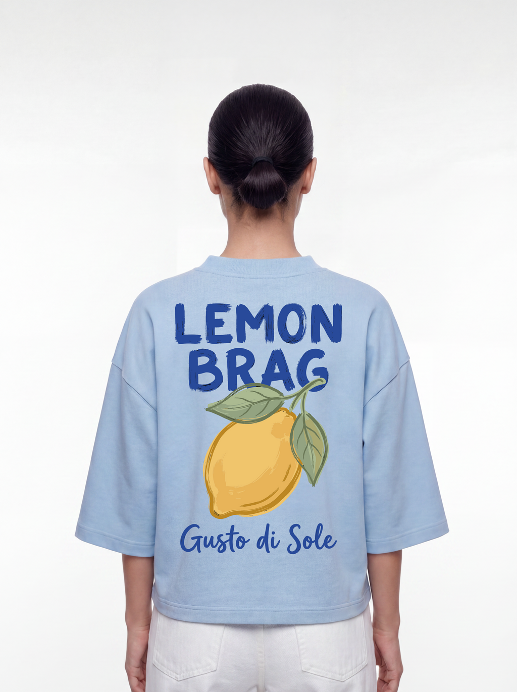 Women's OVERSZIED TEE - Lemon Brag
