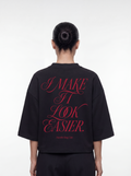 Women's OVERSZIED TEE - Make it look easy