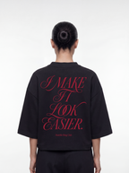 Women's OVERSZIED TEE - Make it look easy