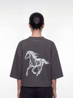 Women's OVERSZIED TEE - Dream riding