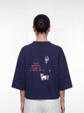 Women's OVERSZIED TEE - Shit happens