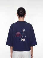 Women's OVERSZIED TEE - Shit happens