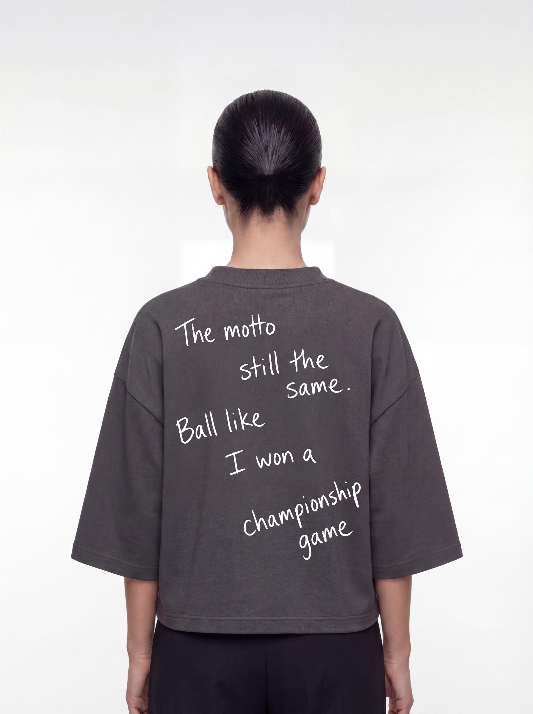 Women's OVERSZIED TEE - The motto