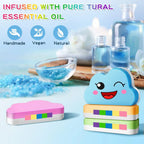 Rainbow Bath Bombs Gift Set – Handmade Organic 4 Pack