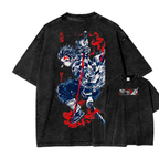 Demon Slayer Tanjiro Kamado Vintage Washed T-Shirt 2503003932