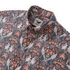 Men's Hawaiian Shirt Enchanted Woodland By Pallavi Chaudhary Cotton Button-down Short Sleeve Aloha Shirt