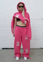 GAMER PULLOVER HOODIE HOT PINK